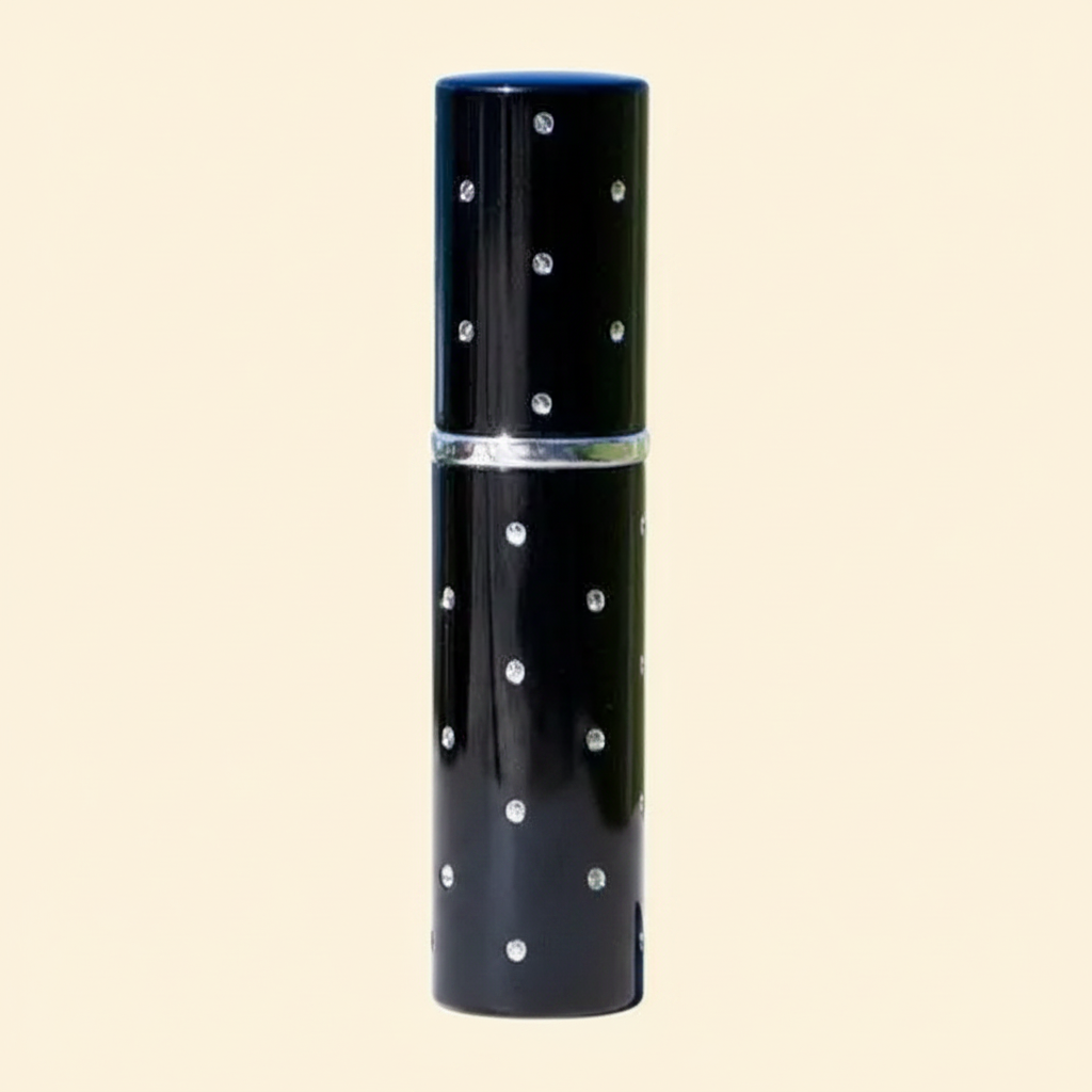 Black Studded Atomizer - Warm Cream Background