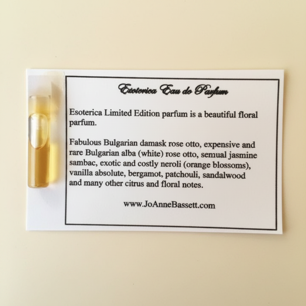 Exoterica Sample Card - Warm Cream Background