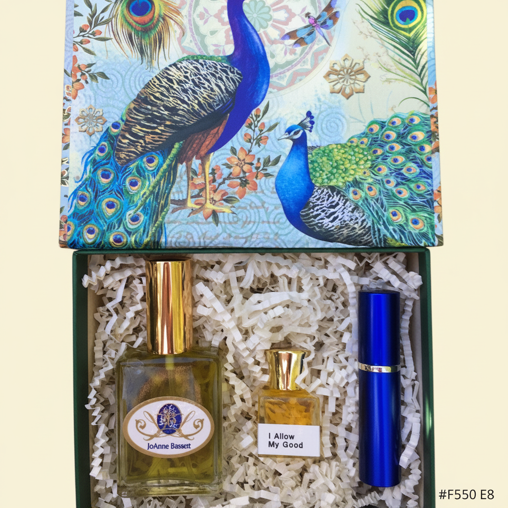 I Allow My Good Peacock Box - Warm Cream