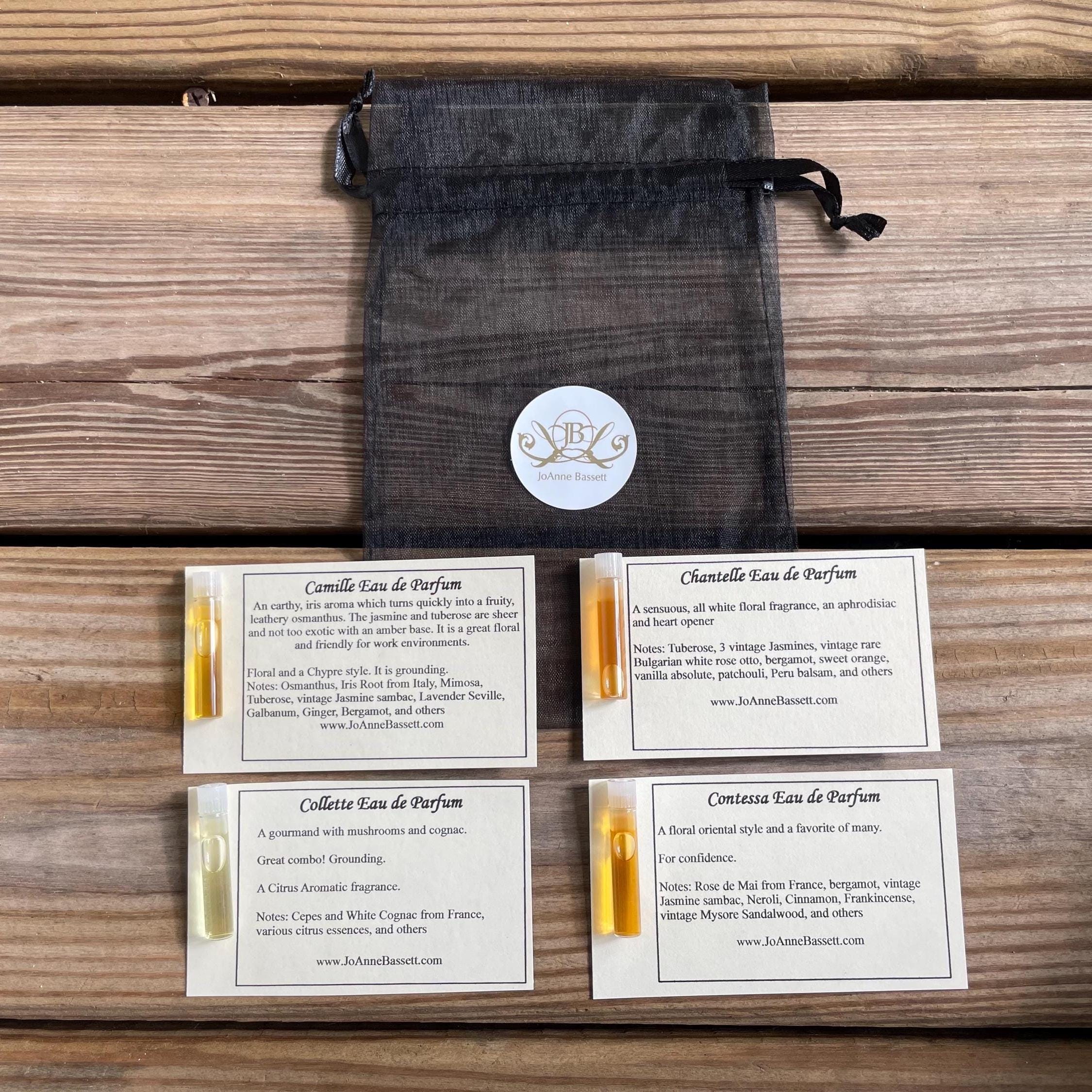 All Natural Perfume Sample Set: Artisan Botanical Fragrance Gift