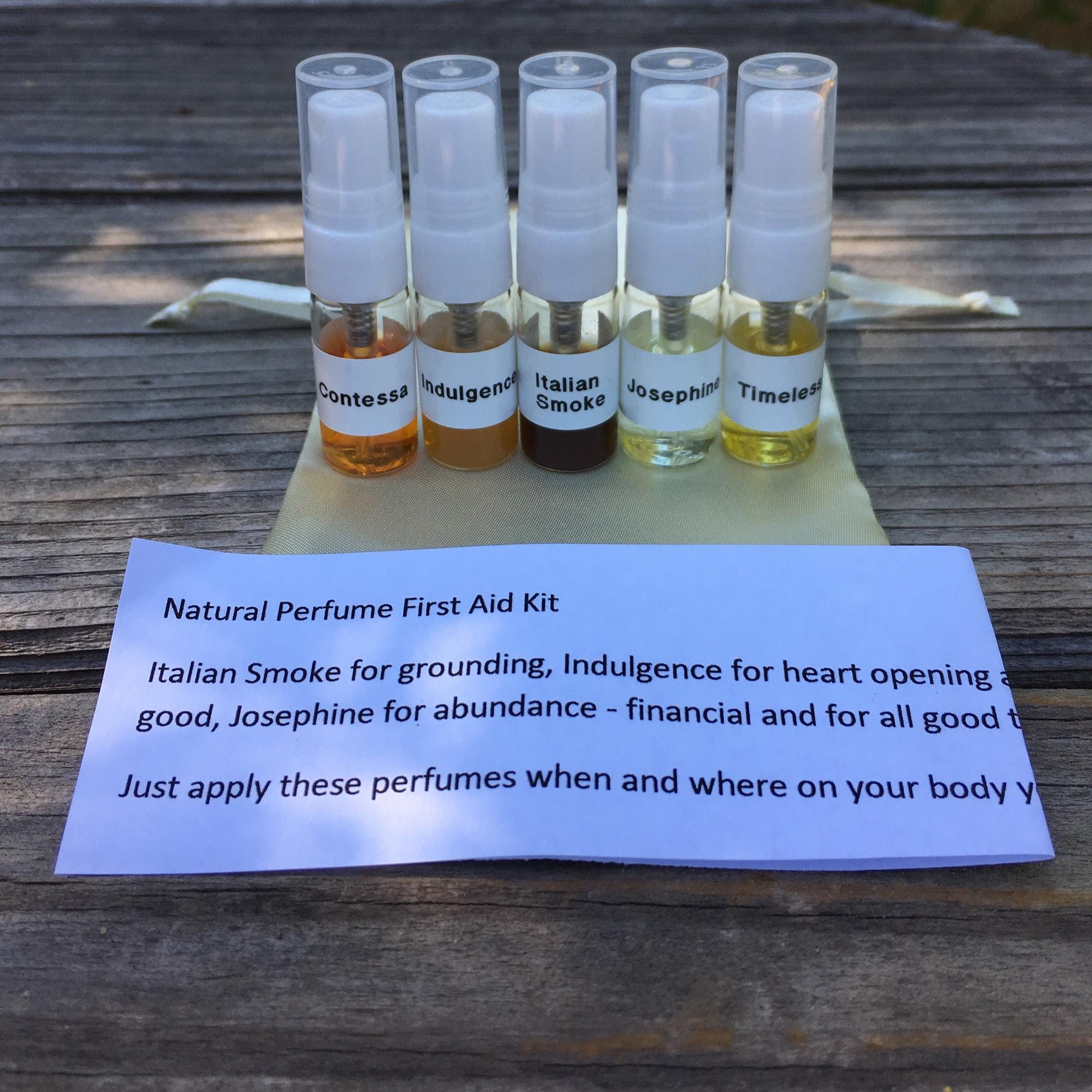 Natural Perfumes First Aid Kit Sprayers
