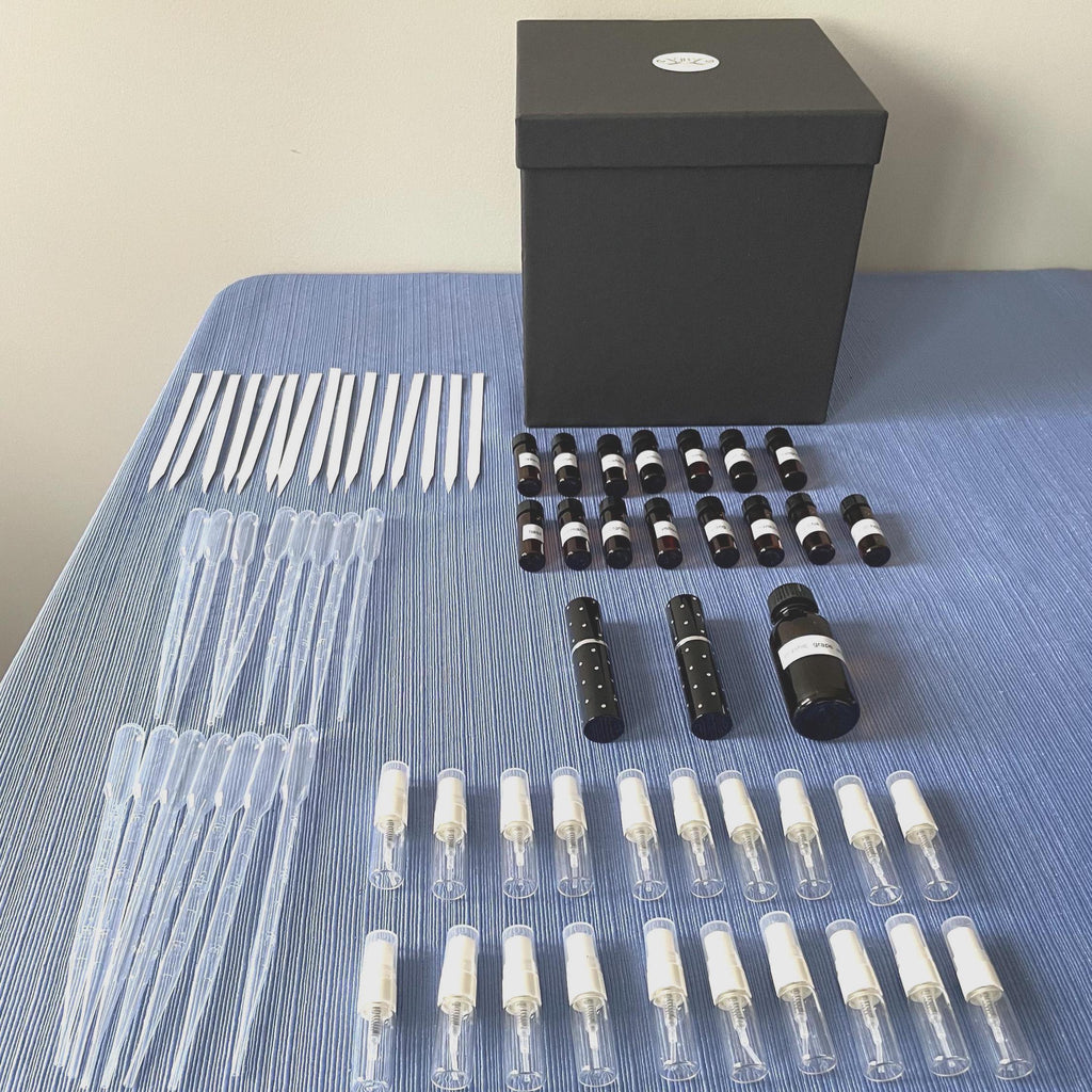 DIY Perfume Making Kit: Custom Scent Creation, Natural Essential oil, Atomizers with Grape Alcohol