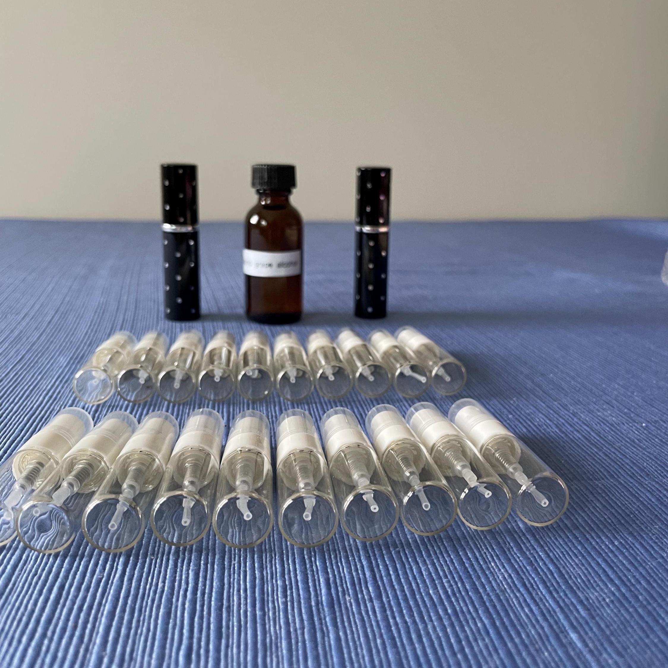 DIY Perfume Making Kit: Custom Scent Creation, Natural Essential oil, Atomizers with Grape Alcohol