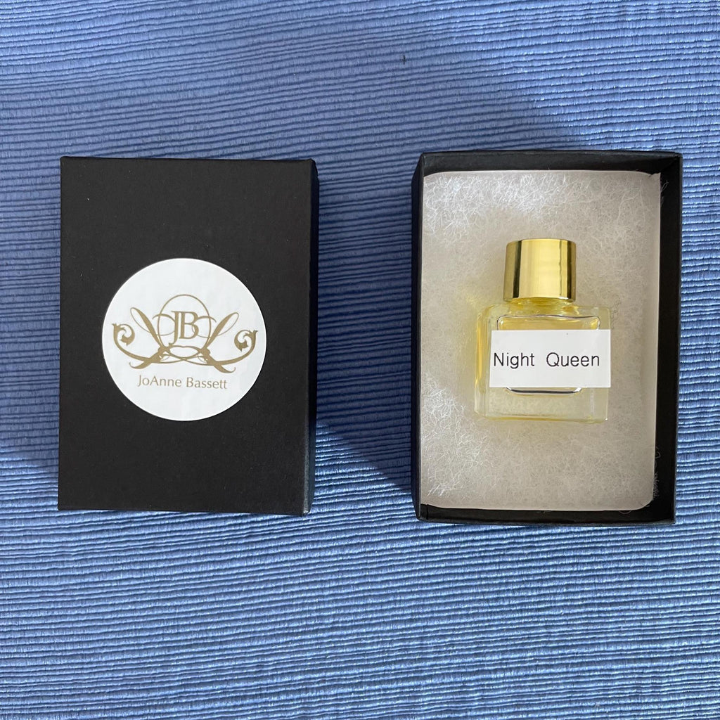 Night Queen Botanical Perfume Oil: Jasmine, Citrus & Sandalwood Oil Parfum