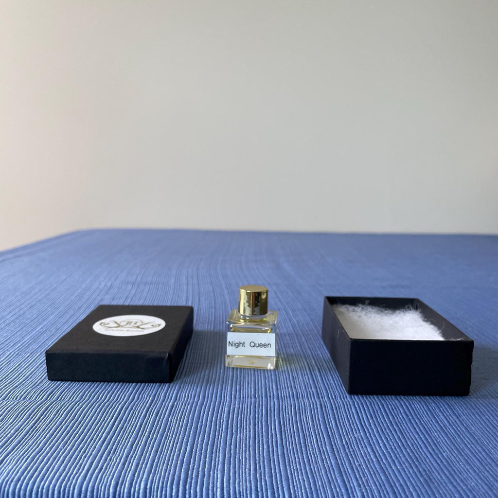 Night Queen Botanical Perfume Oil: Jasmine, Citrus & Sandalwood Oil Parfum
