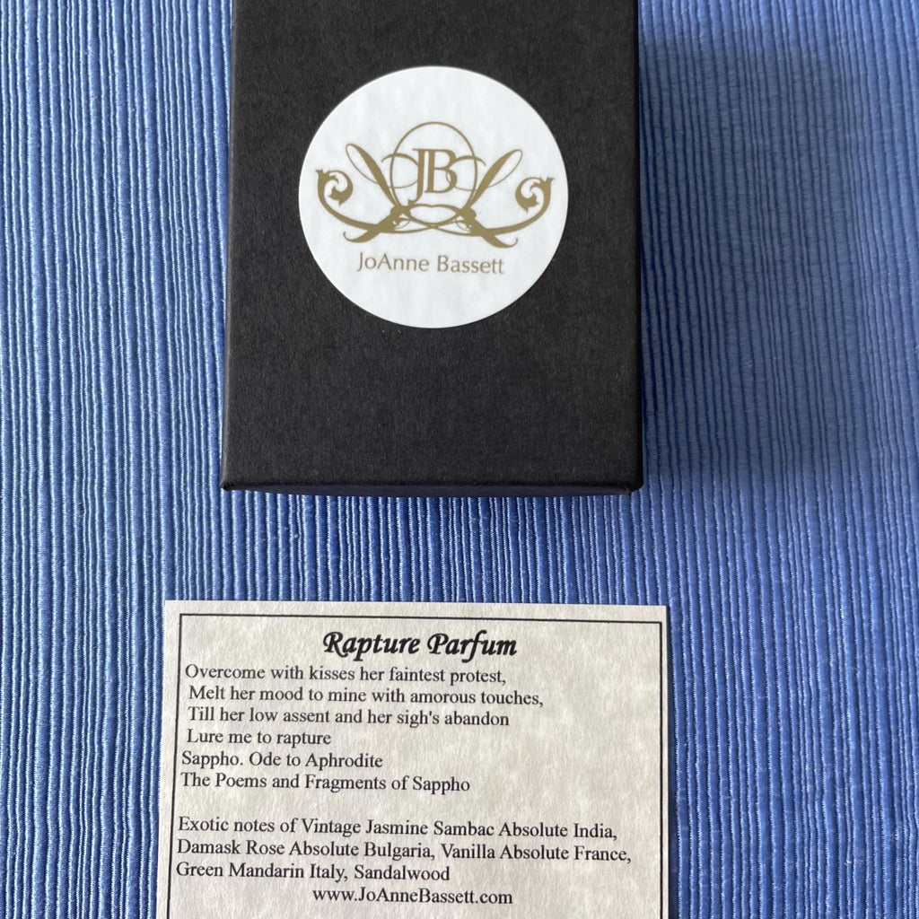Rapture Botanical Perfume Oil: Natural Parfum In Oil Base, Jasmine, Damask Rose, Vanilla