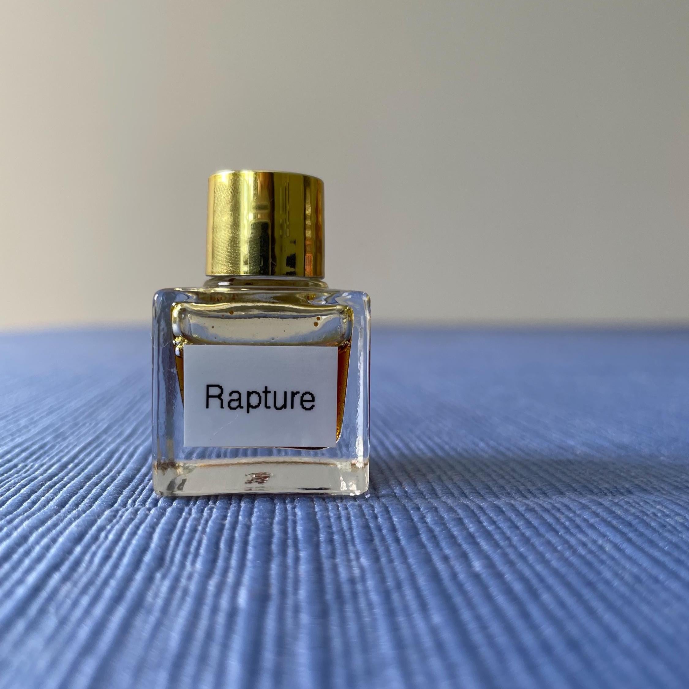 Rapture Botanical Perfume Oil: Natural Parfum In Oil Base, Jasmine, Damask Rose, Vanilla