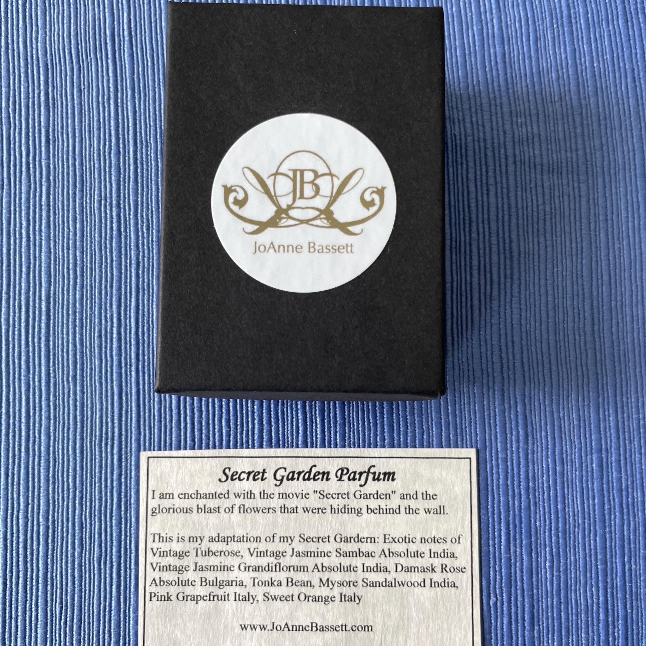 Secret Garden Botanical Perfume Oil: Natural Parfum In Oil Base, Tuberose, Jasmine, Damask Rose