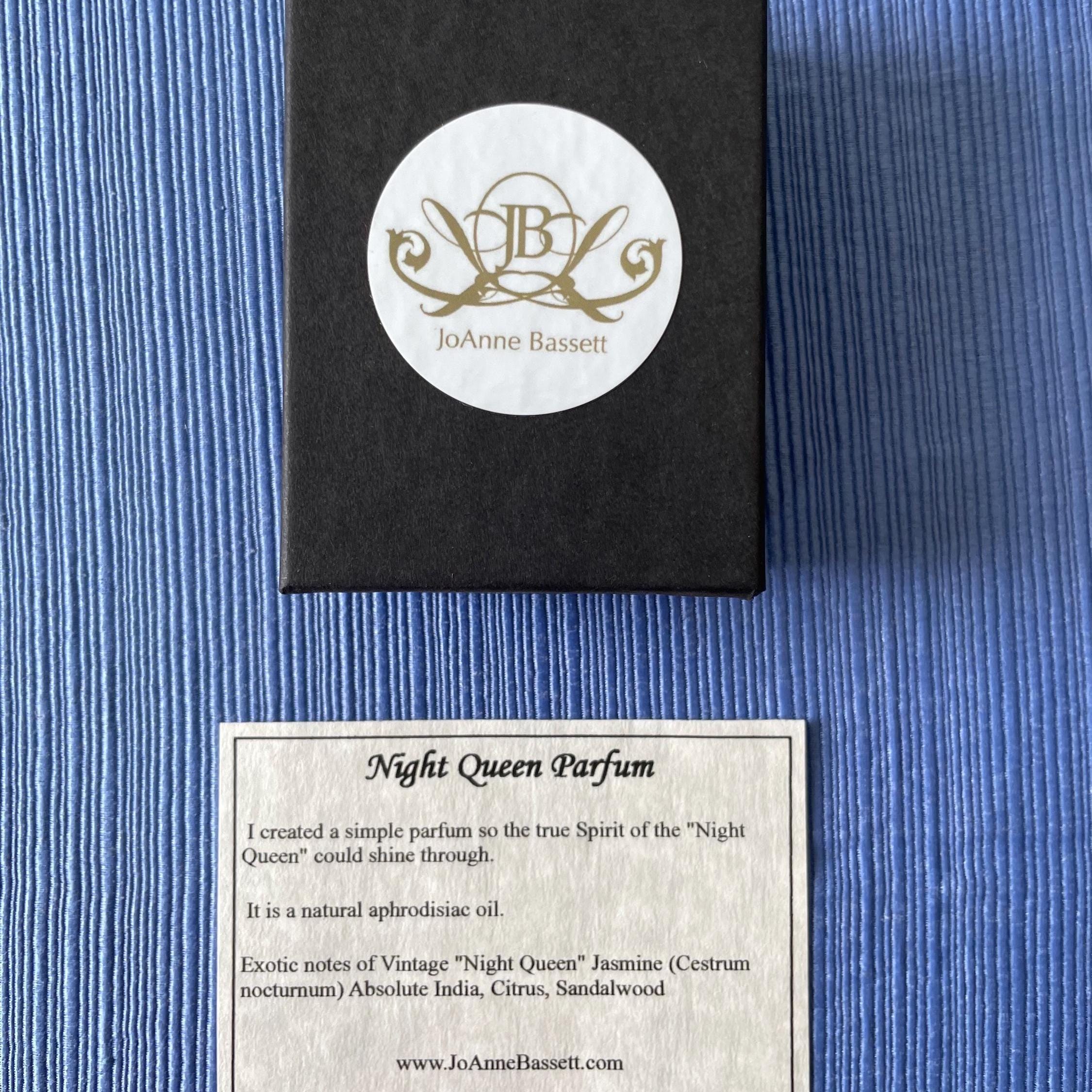 Night Queen Botanical Perfume Oil: Jasmine, Citrus & Sandalwood Oil Parfum
