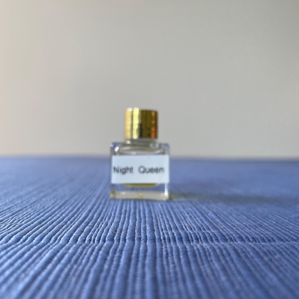 Night Queen Botanical Perfume Oil: Jasmine, Citrus & Sandalwood Oil Parfum