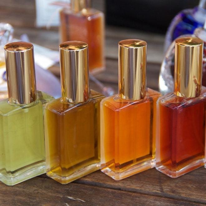 Artisan Botanical Perfume, Indie Organic Fragrance Samples, 1 ml glass vial