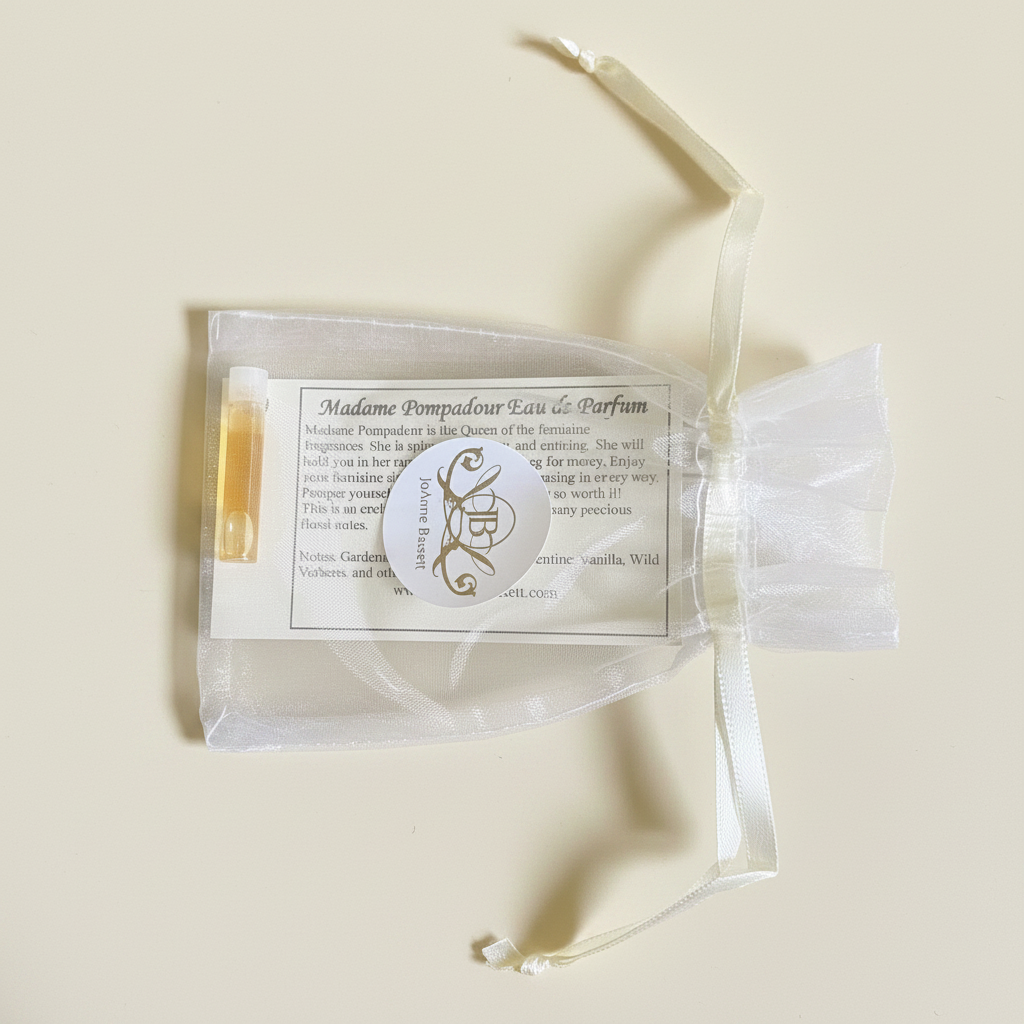 Madame Pompadour bag angled - cream background