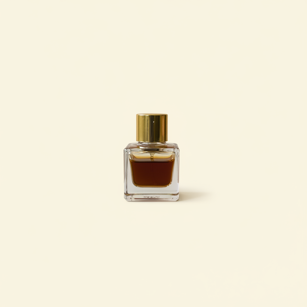Midnight Blooms Bottle - Warm Cream Background