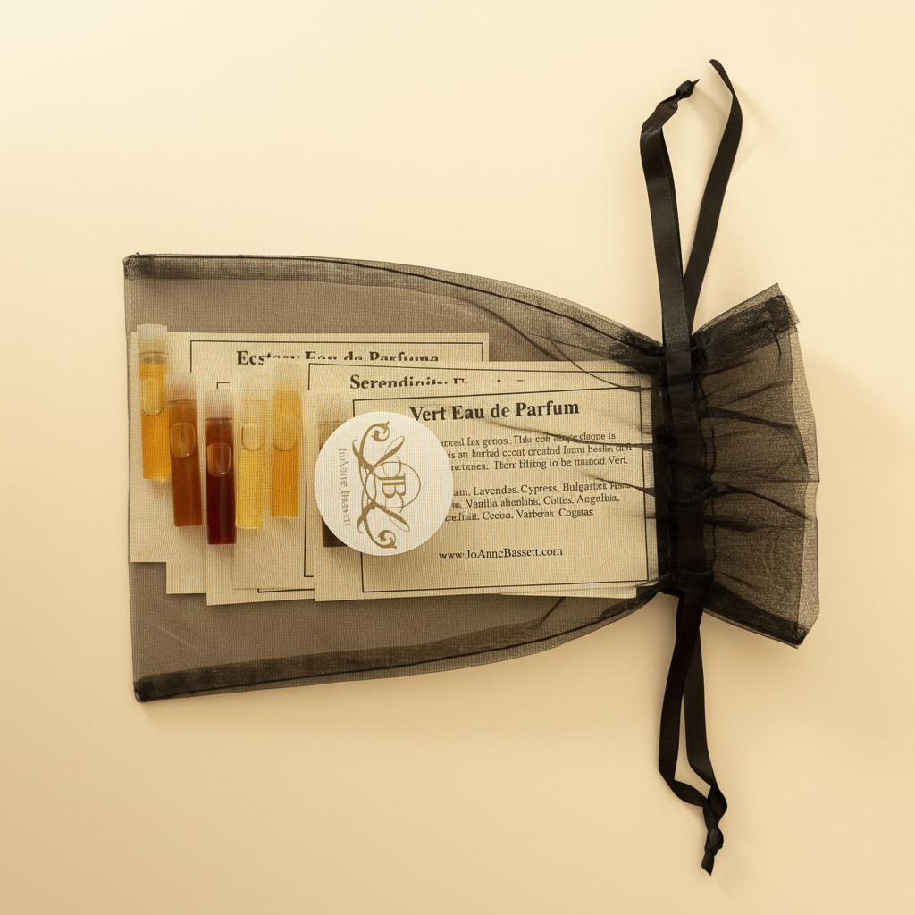 Multi-scent bag warm cream background