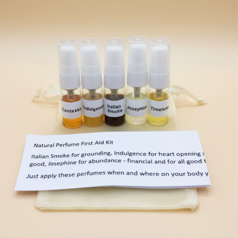 Natural Perfume First Aid Kit - Warm Cream