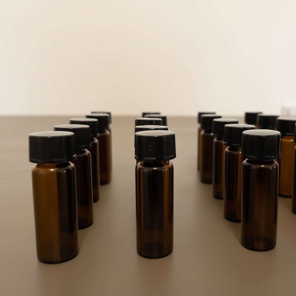 Vials Perspective Shot - Warm Cream
